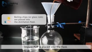 Steam P2P Distillation as a Purification Method