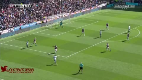 GOOOOOOAL Wayne Rooney vs Burnley 0-2