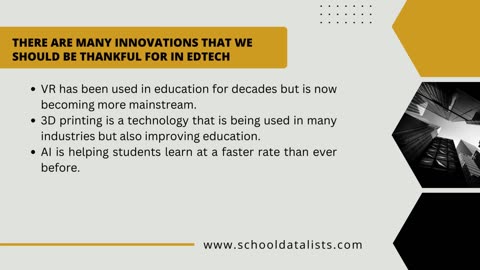 5 Innovations in Edtech we should be thankful for in 2024