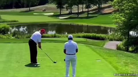 President Trump and Gary Player Today!