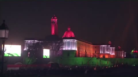 Beating Retreat ceremony: Dazzling drones light up the sky!