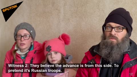 Ukrainian family says they are bombed by own government