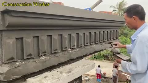 Amazing Techniques Construction Rendering Sand & Cement On The Concrete - House Decoration