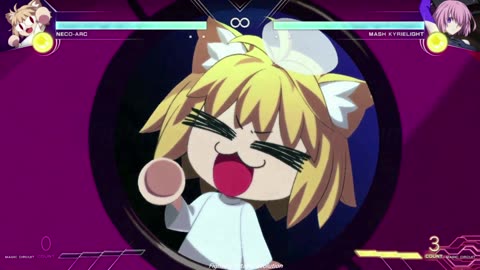 Melty Blood Type Lumina: Neco-Arc Arc Drive and Last Arc Special Attacks