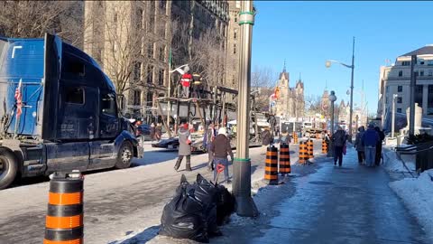 "The cleanest protest you've ever seen". Freedom Protest - Ottawa Feb.13