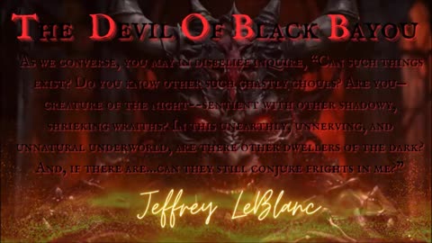 VAMPIRE PIRATE HORROR: The Devil of Black Bayou by Jeffrey LeBlanc