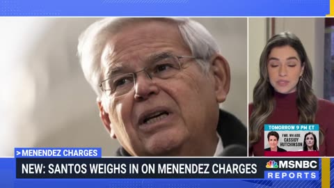 George Santos weighs in on Bob Menendez federal indictment