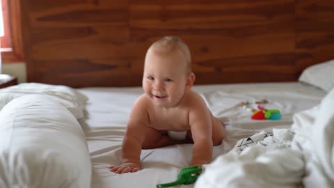 funny and happy baby