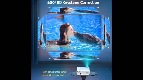 Review: 4K Projector, WiMiUS P28 WiFi LED Projector 400 ANSI Lumens Native 1920x1080 Outdoor Pr...