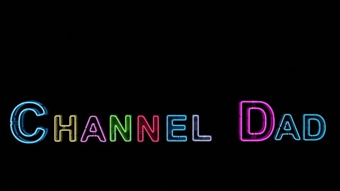 Neon Channel Sign - Higher Sample Rate (512) - Blender