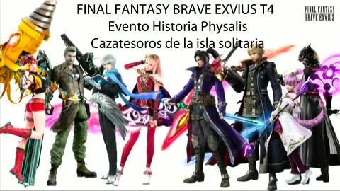FF Brave Exvius HD Evento Historia Physalis Cazatesoros de la isla solitaria (Sin gameplay)