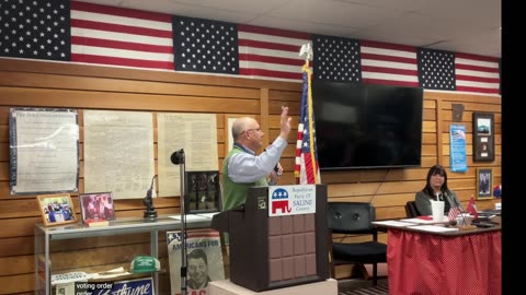 Saline County Republican Meeting 010424 Excuses for not having a 3rd Vice Chair