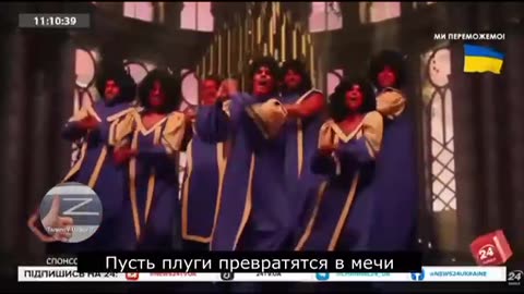 🇺🇦😈🔥 In prime time on Ukrainian TV: devils are dancing in the church and wishing death on Russians