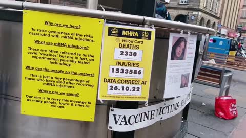 Vaccine Victims memorial in Glasgow.