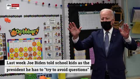 Biden caught red handed with pre approved list of journalists