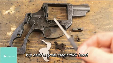 Rusty Revolver 38 special - Restoration of gun