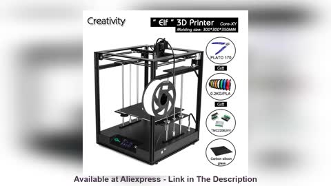⭐️ Creativity 3D Printer Corexy SELF Printing Masks Magnetic Build Plate Resume Power Failure