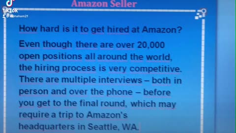 How hard is it to get hired at Amazon?