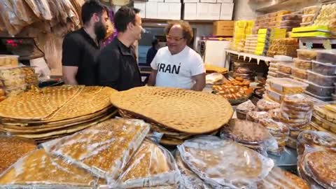 EXTREME Iran Street Food Tour in Tehran, Iran! 500 KG LAMB PLATE + 7 INSANE Street Food in Iran!