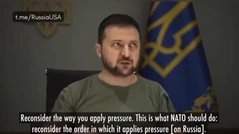 NEW Zelensky just asked NATO to start a Nuclear War with Russia. This is fucking INSANE!. War Lord Zelensky now dictating NATO to start Nuke war with preemptive strike. He has Biden and the rest of them by the balls with something Zelensky demanding his b