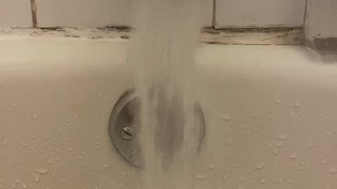 Powering out of a nyc faucet In a rare moment