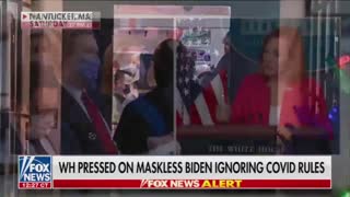 Doocy Corners Psaki Over Biden Ignoring Mask Requirement, Leaves Her Scrambling