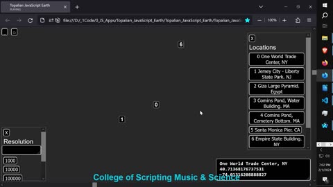 JavaScript Earth - An Object Oriented JS Map Application