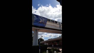 Epcot Opening , Club Cool, UK Pavilion, Monorail