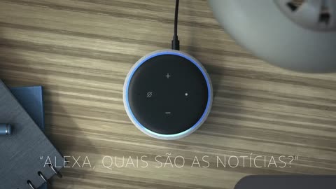 Novo ponto de eco (4ª geração): alto-falante inteligente com Alexa - cor preta