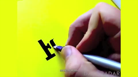 Artist Draws Famous Logos By Hand WOW !