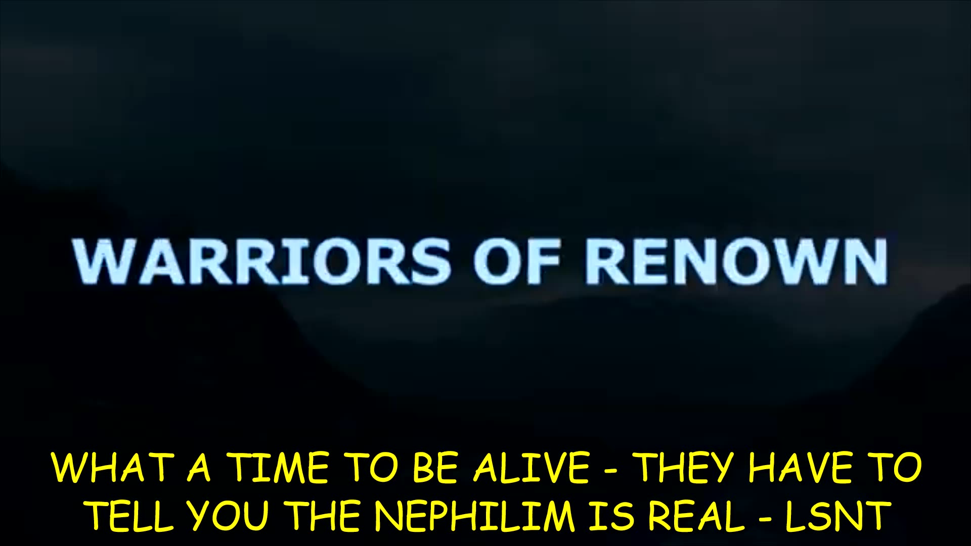 NEPHILIM WHAT A TIME TO BE ALIVE NEPHILIM THE OFFICIAL MOVIE