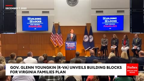 Virginia Governor Glenn Youngkin Unveils Building Blocks For Virginia Families Plan