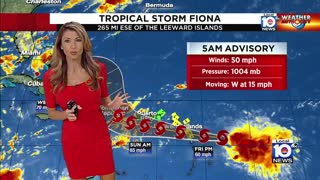 Tropical Storm Fiona_ Friday morning forecast