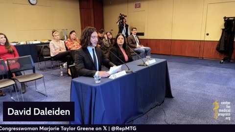 David Daleiden Gives Opening Statement at Congressional Hearing Led by Rep MTG on Aborted Baby Sales