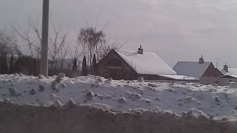 Winter On A Highway