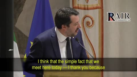Italy's Salvini: "Anyone who wants to wipe out Israel will have an Opponent in us Now & Forever"