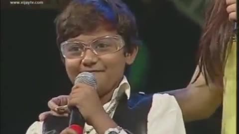 Airtel Super Singer Junior 3 Aajith perfomance po nee po