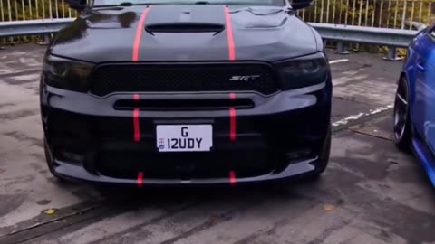 Dodge Durango SRT Custom Bonnet/Hood LED Holder Prop video showcase! 🔧🔆