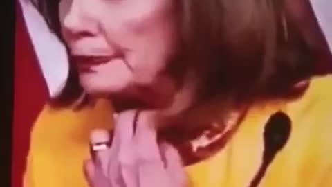 Madam speaker Nancy Pelosi has an press interview.