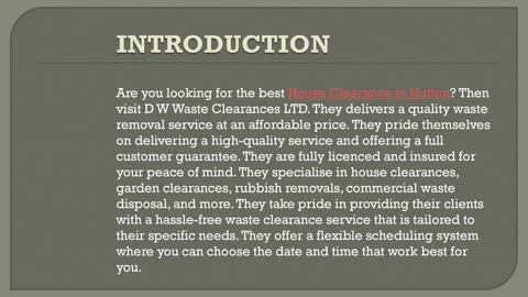Best House Clearance in Hutton