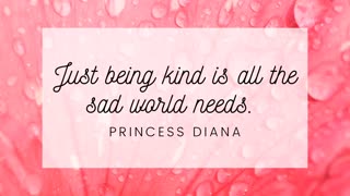 Kindness is what we need