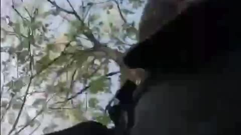 Ukraine War - Georgian mercenary cheerfully broadcast something to the camera