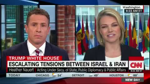 Heather Nauert takes on CNN's Cuomo on blaming US for Iran missile strikes