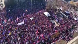 Million MAGA March - DC - Aerial Shot