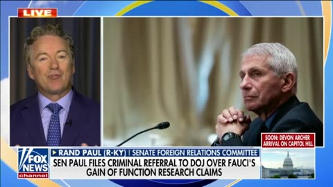 Rand Paul explains Fauci's lies .... and refers him for criminal charges