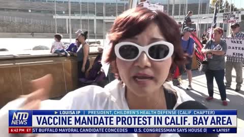 California Residents Anti Mandate "Freedom of Choice" Protest