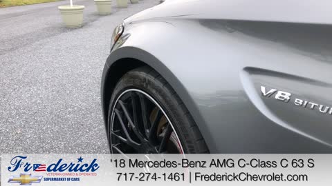 '18 Mercedes-Benz AMG C-Class C 63 S Convertible - ONLY 8800 Miles