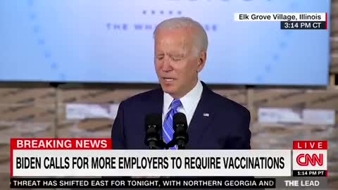 Biden - "I was on the television.... the television... the telephone"