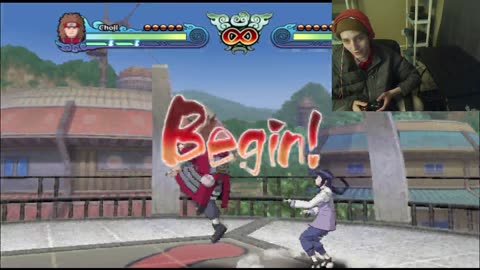 Choji Akimichi VS Hinata Hyuga In A Naruto Shippuden Clash of Ninja Revolution 3 Battle