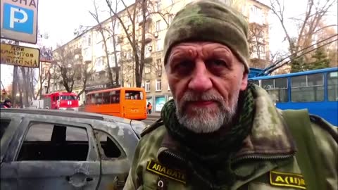 Russell Bentley Interviews DPR Soldier after Donetsk Terror Attack